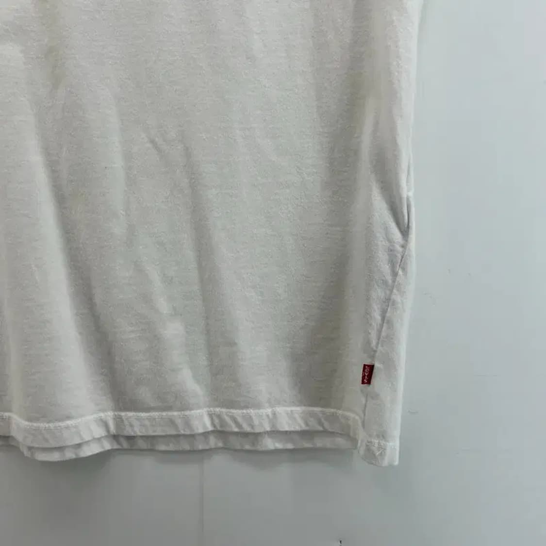 xl 리바이스 빅로고 오버핏 반팔티셔츠 화이트 상품이미지8