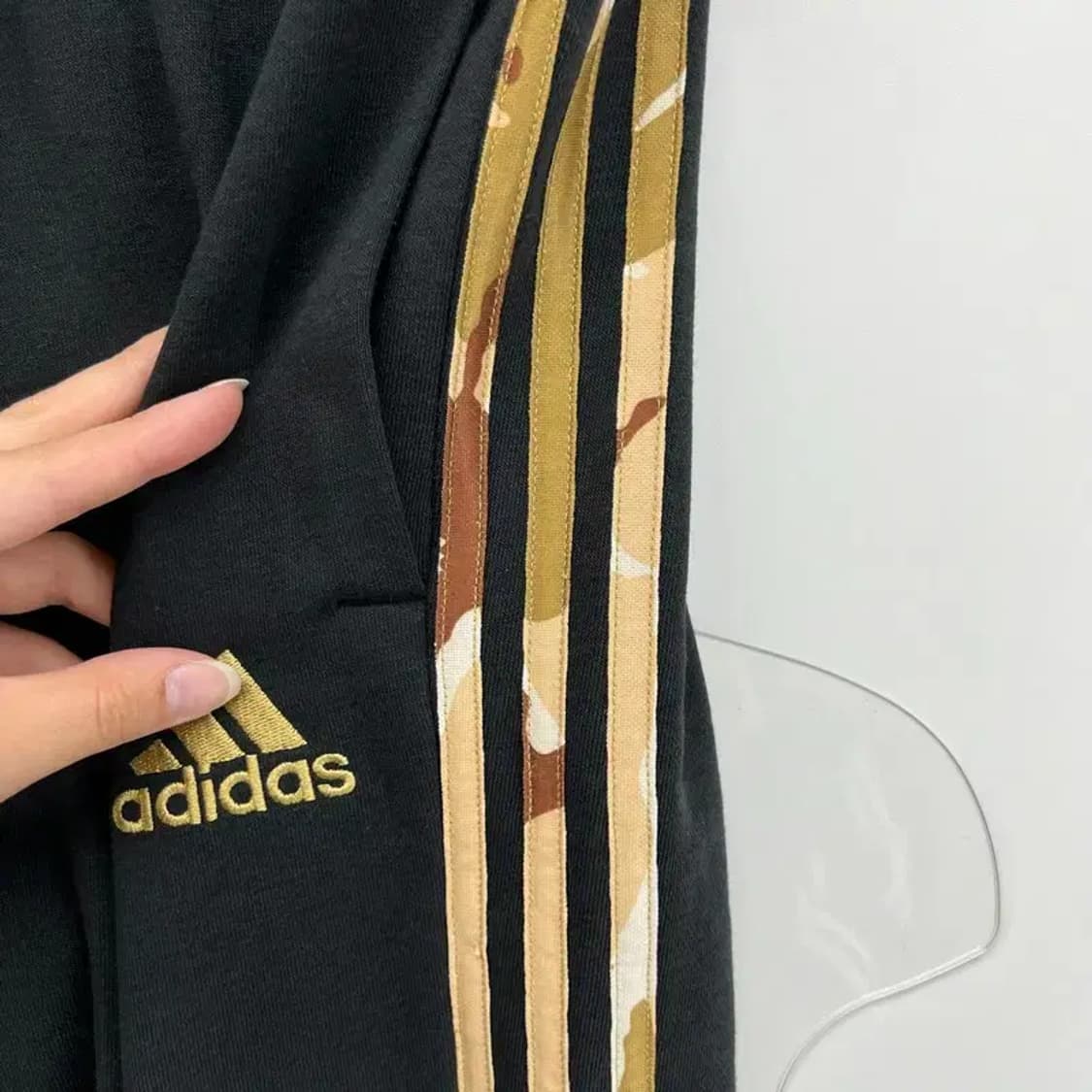 미사용 s 아디다스 카모 사이드라인 포인트 팬츠 남여공용 블랙 상품이미지6