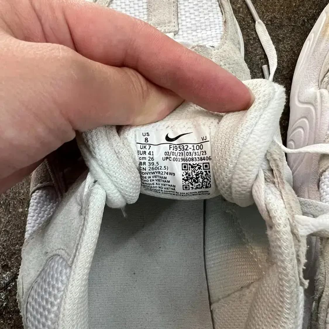 260 나이키 테크헤라 남성 스니커즈 키높이신발 상태양호 상품이미지8