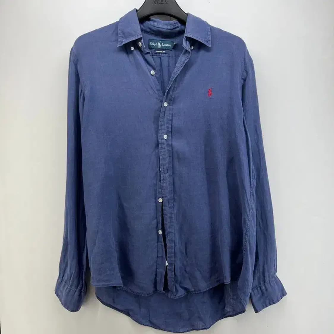 미디움 폴로랄프로렌 포니 블루 셔츠 빈티지 상품이미지1
