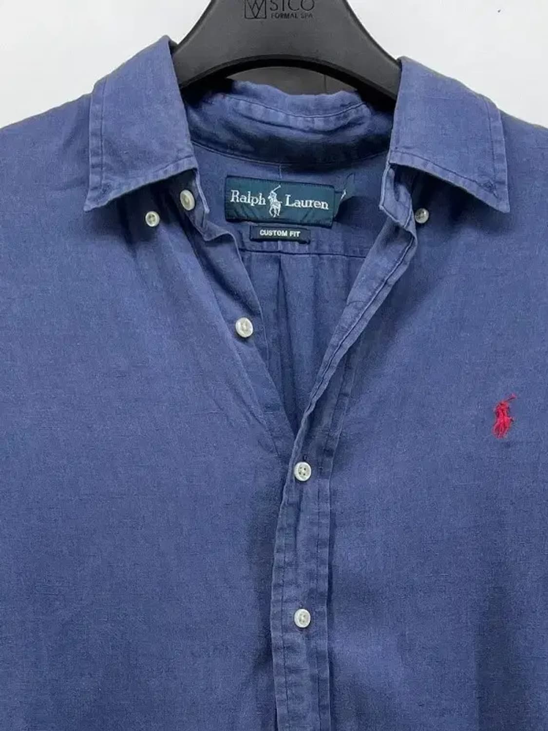미디움 폴로랄프로렌 포니 블루 셔츠 빈티지 상품이미지4