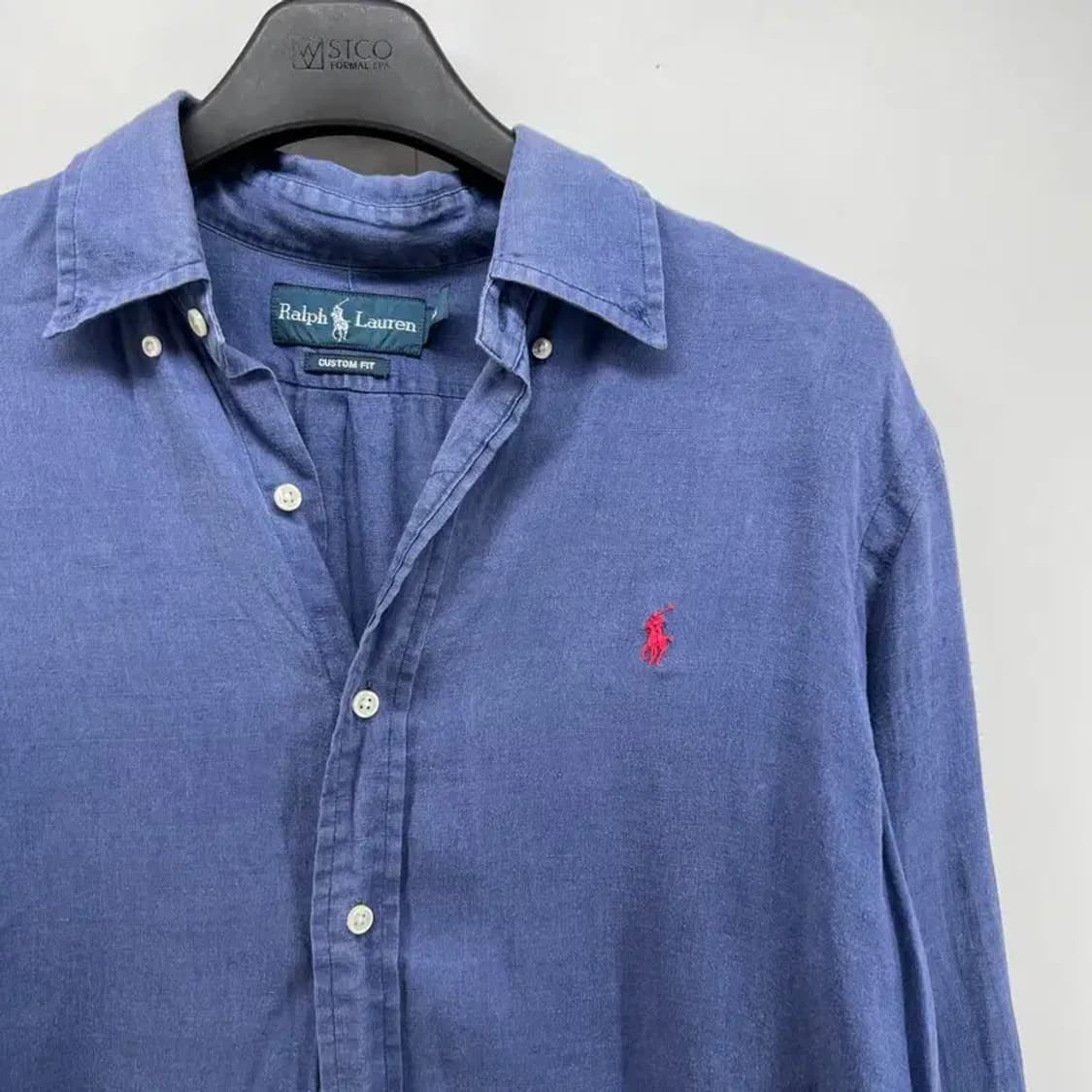 미디움 폴로랄프로렌 포니 블루 셔츠 빈티지 상품이미지8