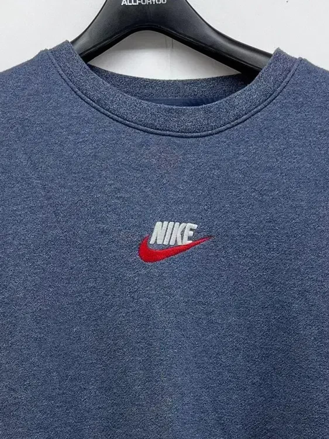 미디움 나이키 스포츠웨어 헤리티지 크루탑 네이비 맨투맨 상품이미지4