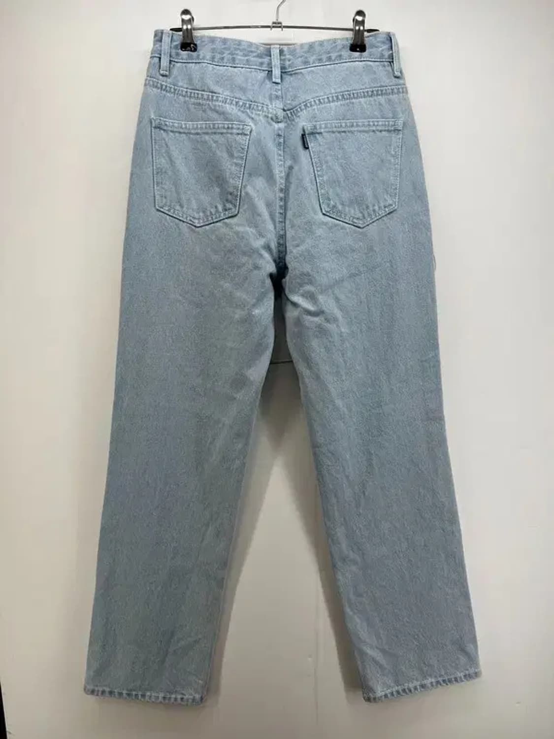 스몰 토피 남여공용 와이드 연청 데님팬츠 청바지 새상품급 상품이미지2