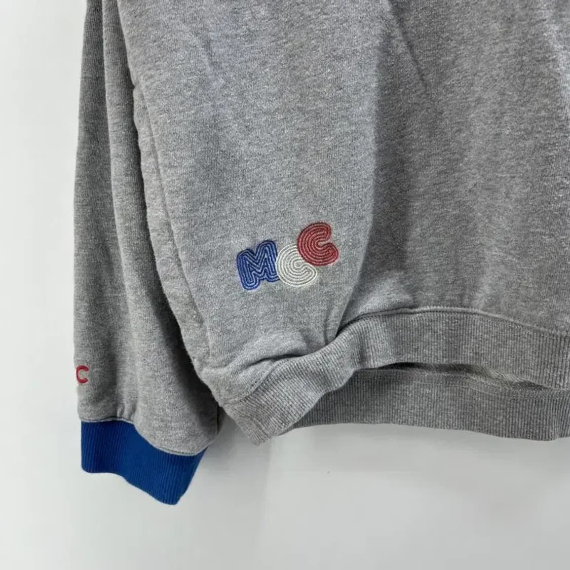 105 밀레클래식 헨리넥 오버핏 맨투맨티셔츠 그레이 상품이미지4