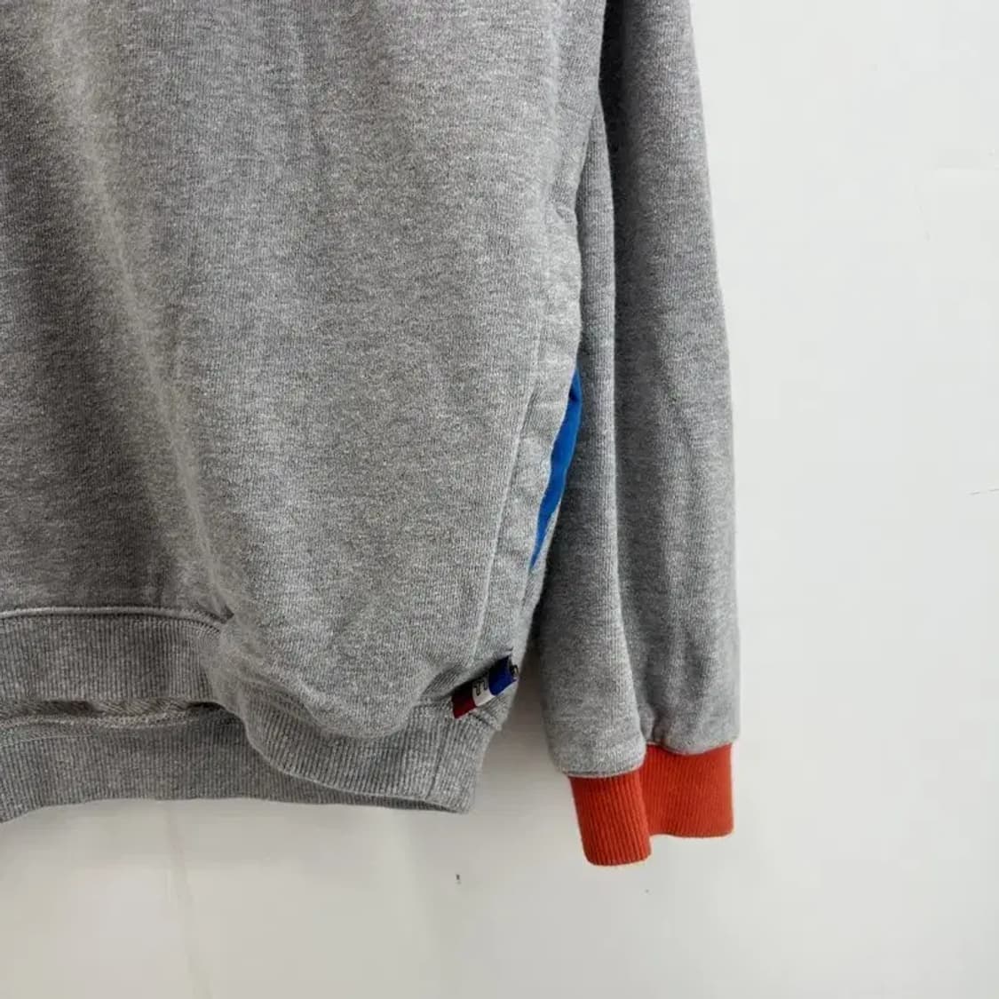 105 밀레클래식 헨리넥 오버핏 맨투맨티셔츠 그레이 상품이미지5