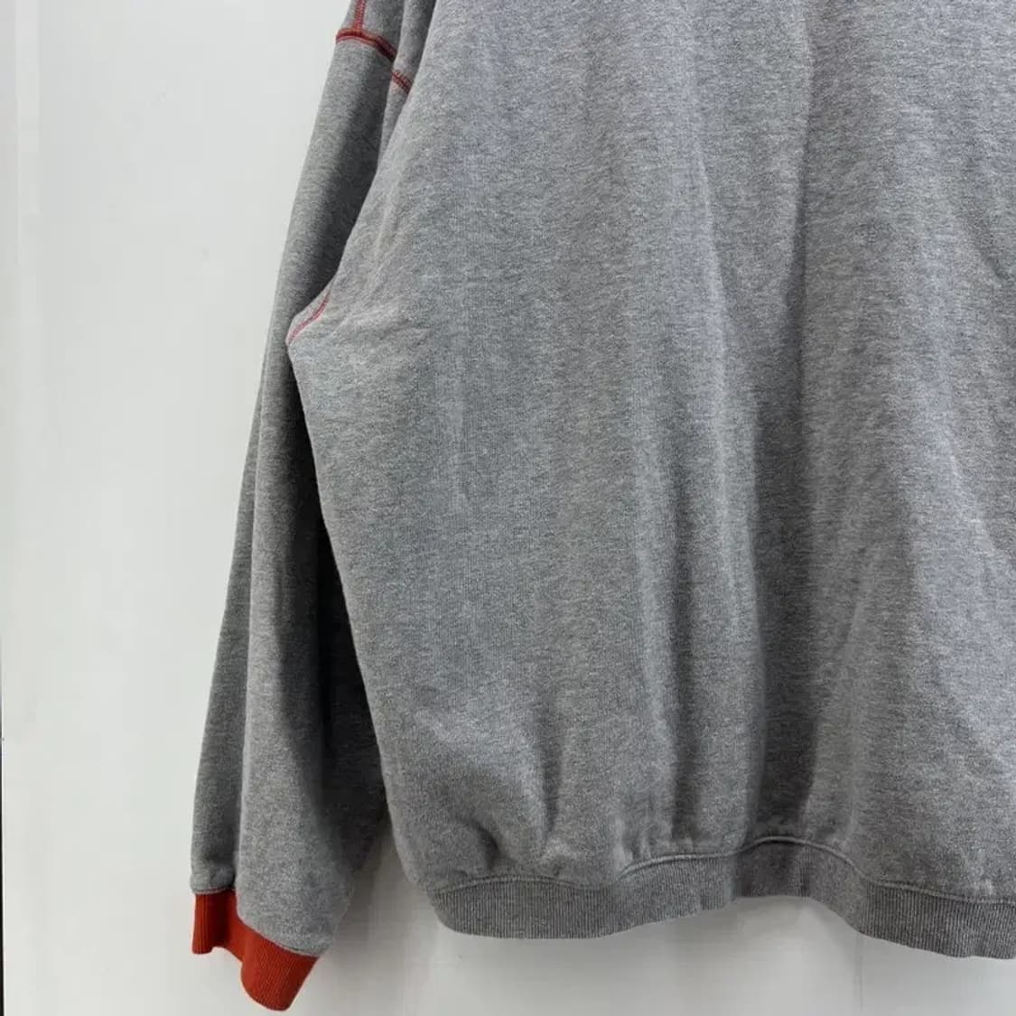 105 밀레클래식 헨리넥 오버핏 맨투맨티셔츠 그레이 상품이미지7