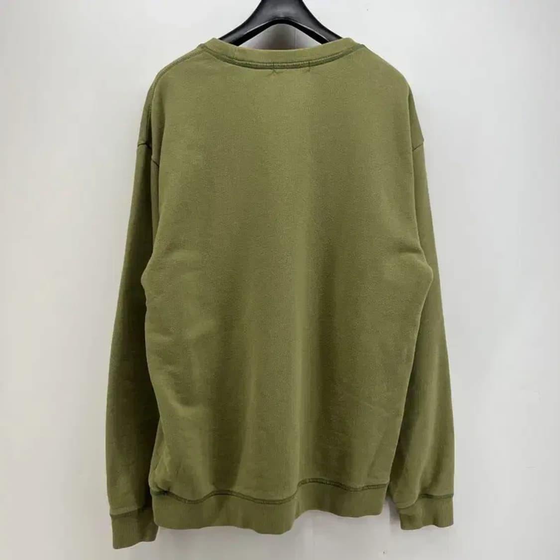 100 커스텀멜로우 패치로고 간절기룩 맨투맨티셔츠 오버칫 상품이미지2