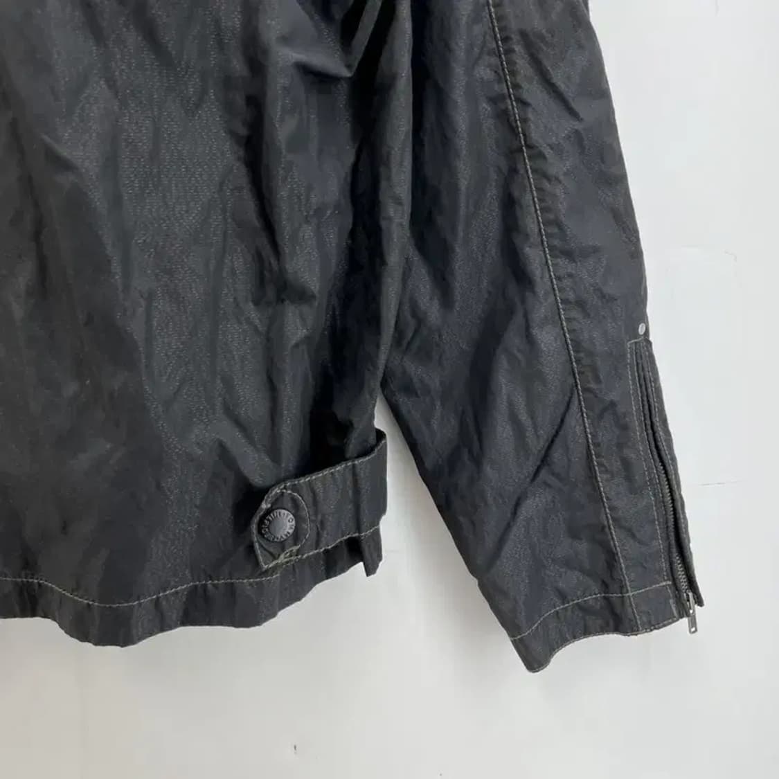 라지 타미힐피거 헨리넥 포켓 간절기 봄룩 블랙 점퍼 기능성 자켓 바람막이 상품이미지7