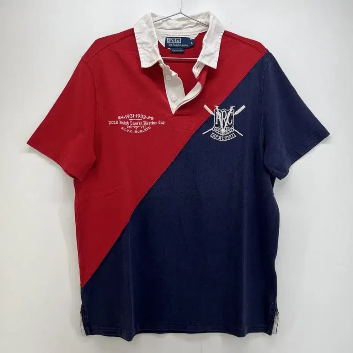 라지 폴로랄프로렌 패치워크 카라반팔티셔츠 오버핏 올드스쿨 상품이미지2