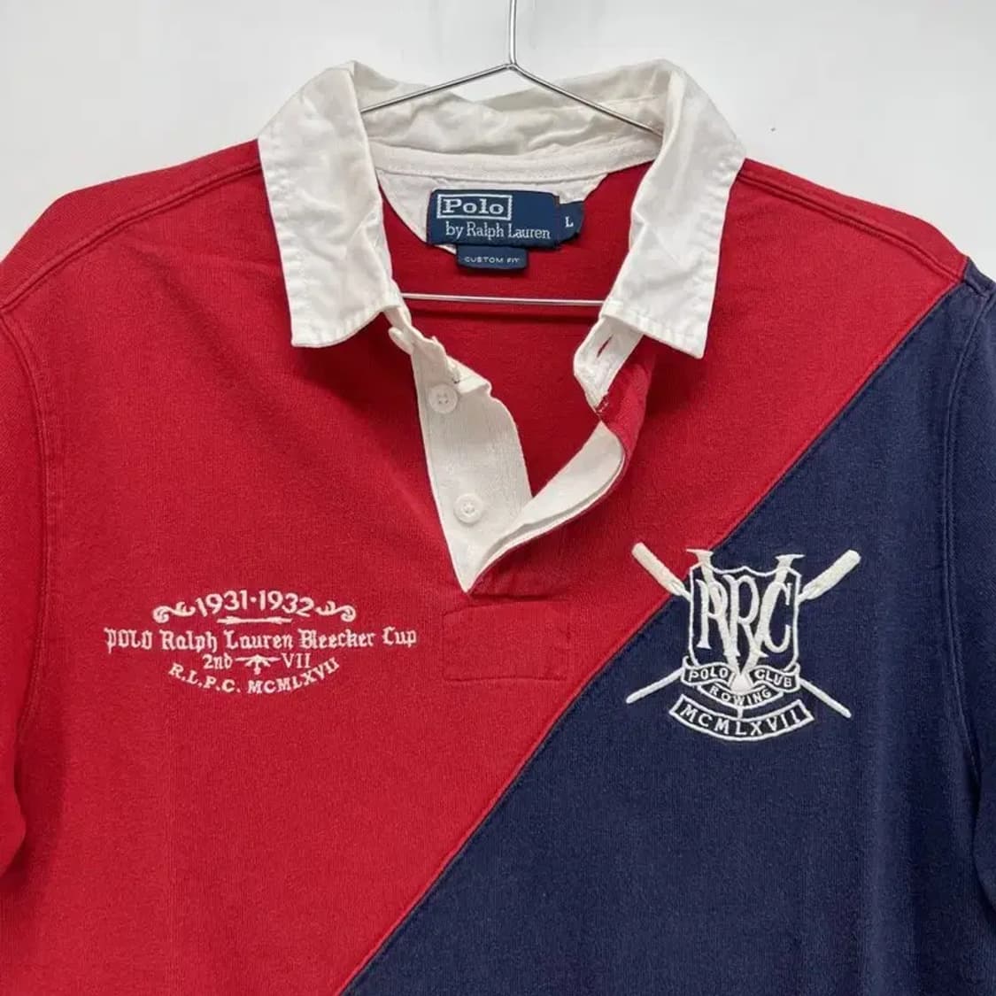 라지 폴로랄프로렌 패치워크 카라반팔티셔츠 오버핏 올드스쿨 상품이미지6