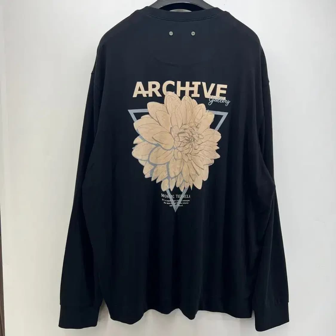 105 일꼬르소 남자 새상품급 블랙 얇은 긴팔 티셔츠 쭉티 블랙 상품이미지2