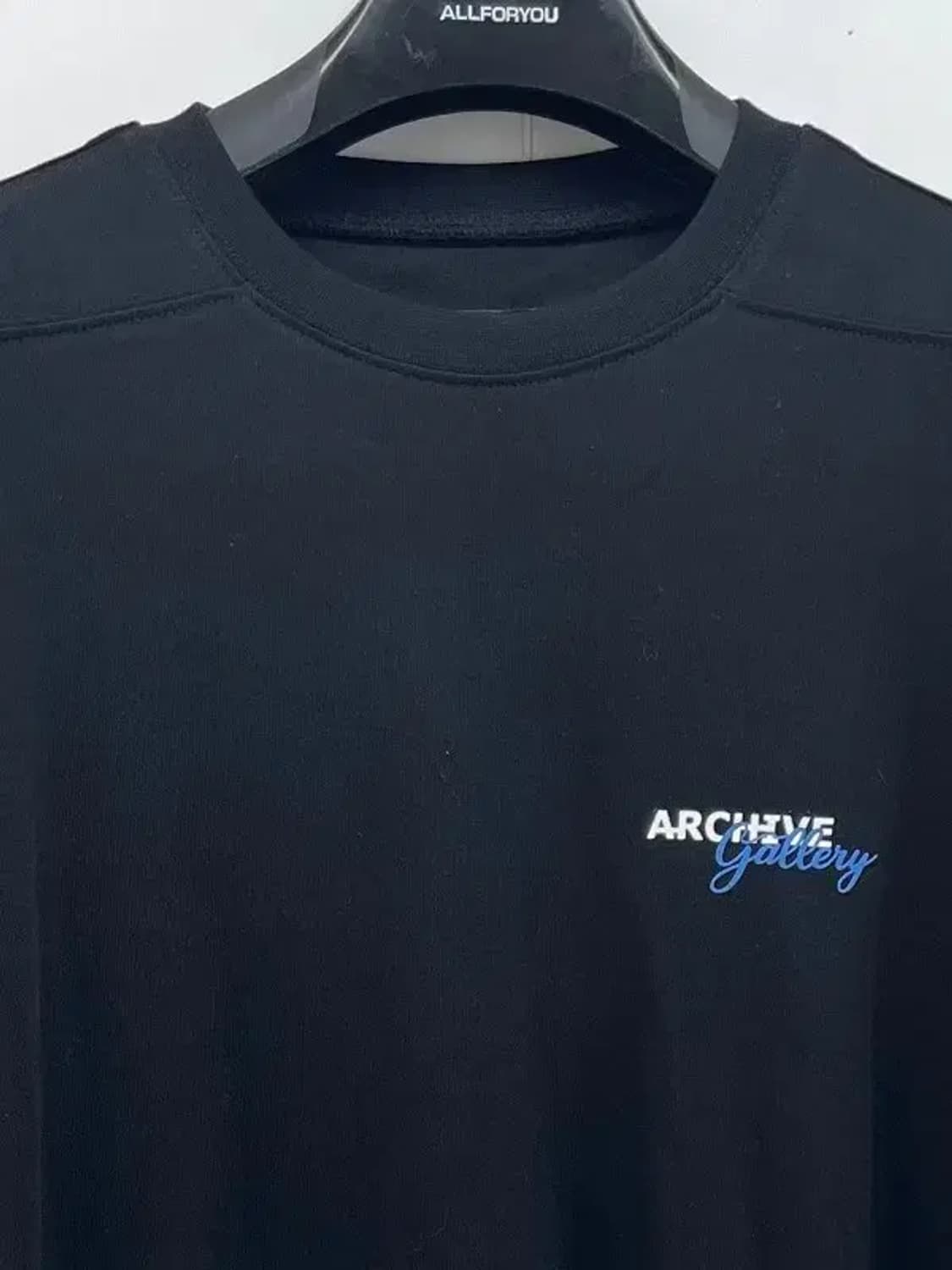 105 일꼬르소 남자 새상품급 블랙 얇은 긴팔 티셔츠 쭉티 블랙 상품이미지4