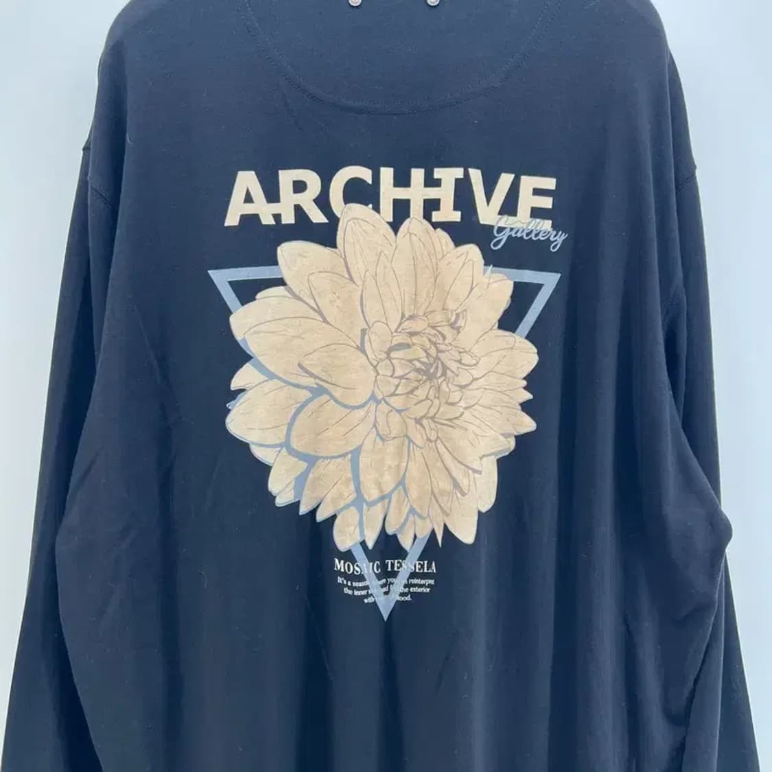 105 일꼬르소 남자 새상품급 블랙 얇은 긴팔 티셔츠 쭉티 블랙 상품이미지7