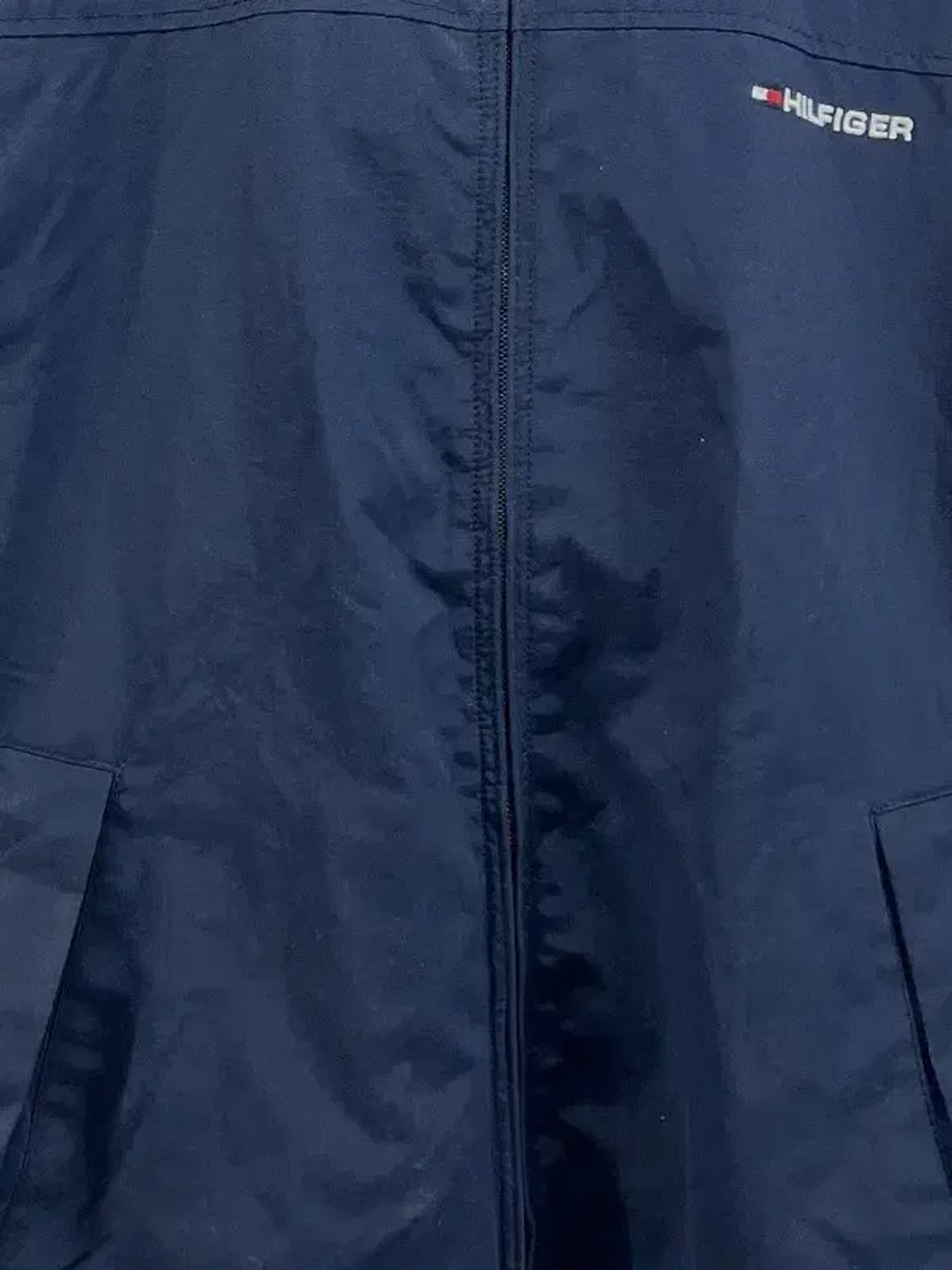 미디움 타미힐피거 오버핏 기능성 바람막이 네이비 상품이미지3