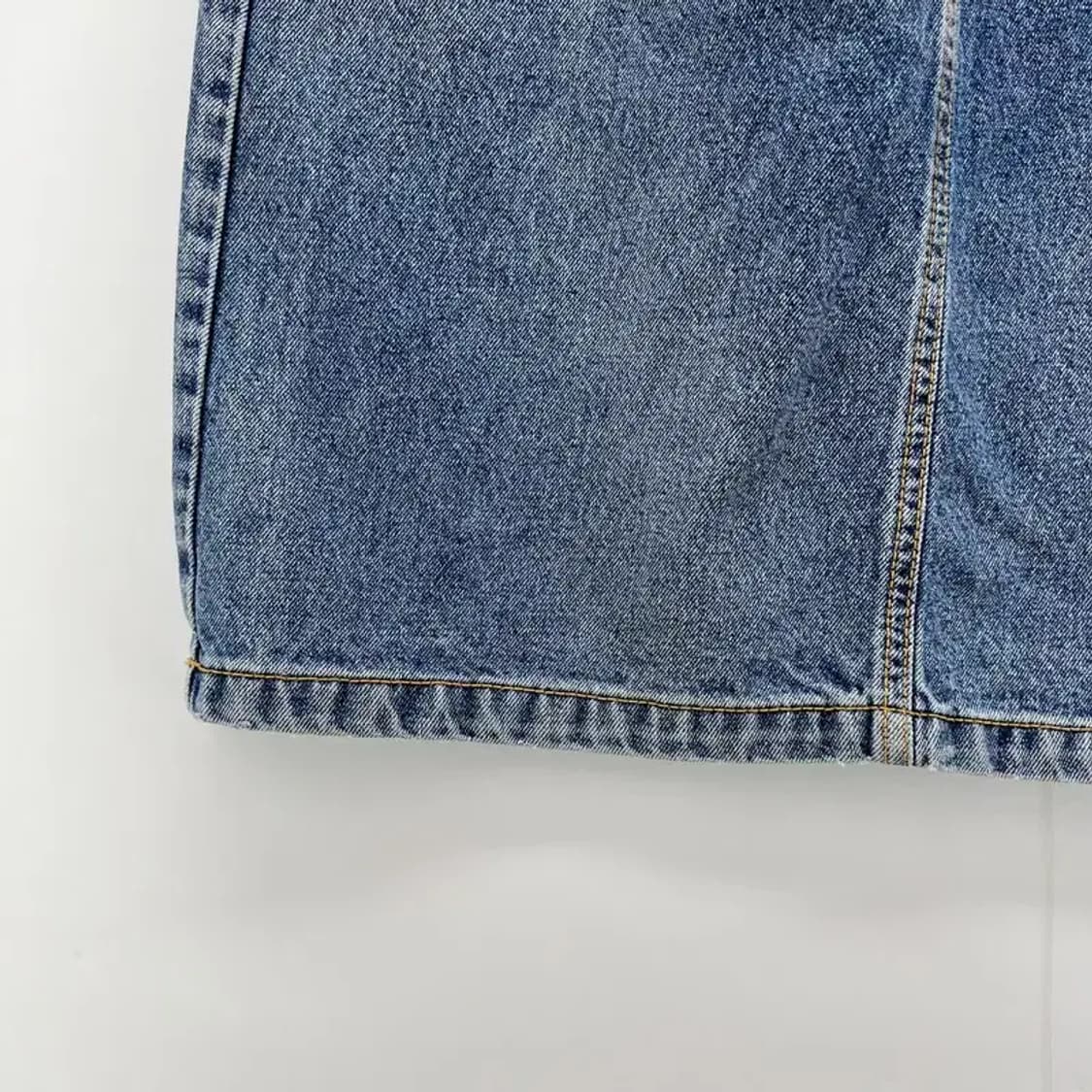 66 Lee 새상품 우먼 올드스쿨 데님 미디스커트 인디고 라이트 상품이미지6