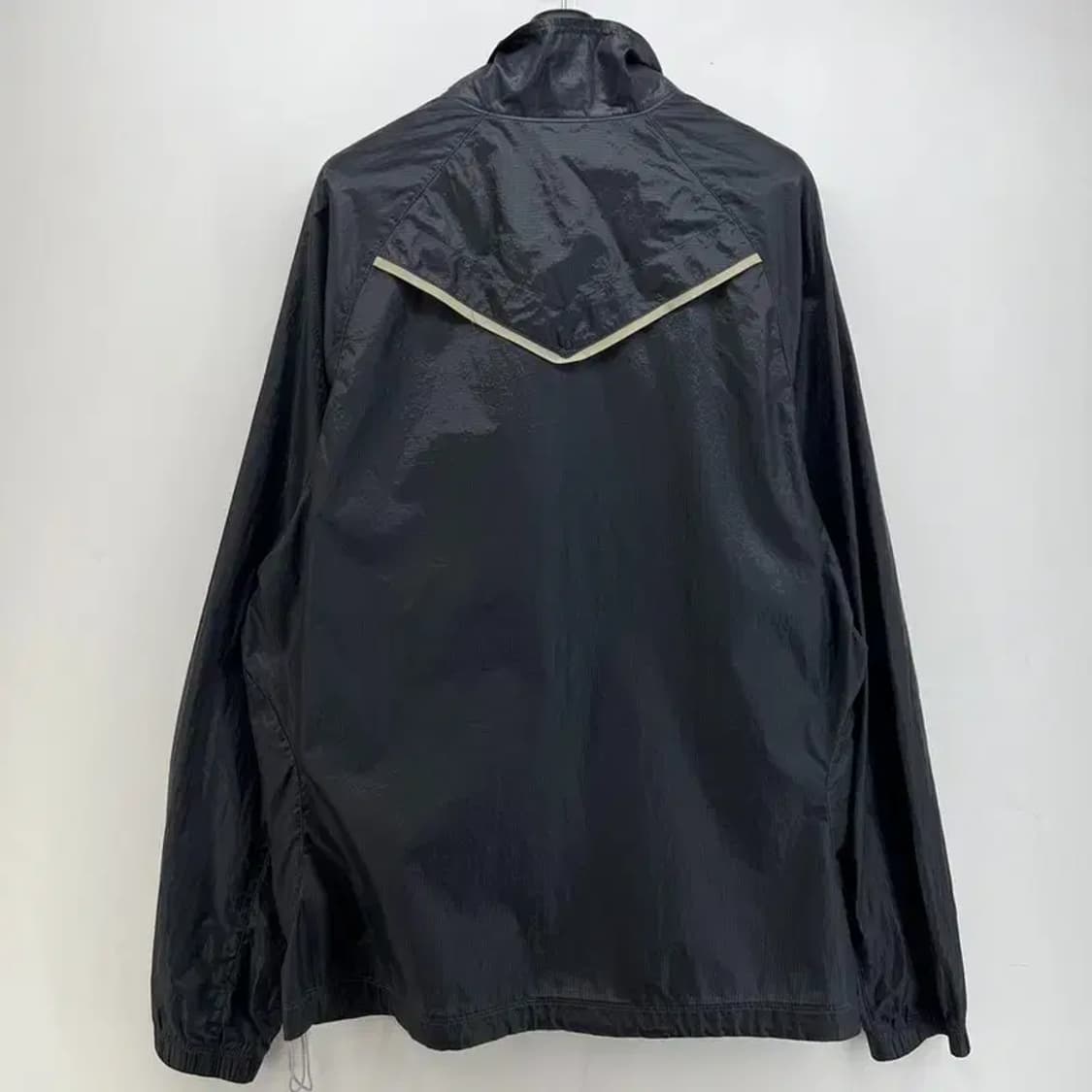 미디움 나이키 올드스쿨 얇은 바람막이 자켓 블랙 빈티지 상품이미지2
