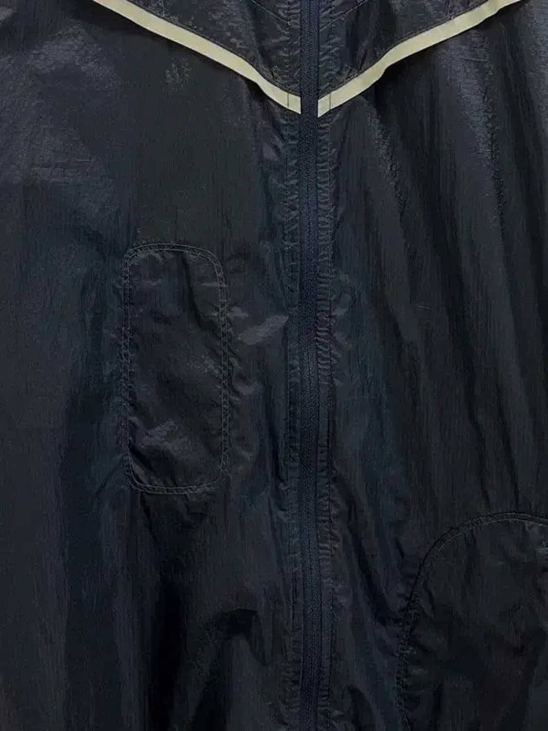 미디움 나이키 올드스쿨 얇은 바람막이 자켓 블랙 빈티지 상품이미지3