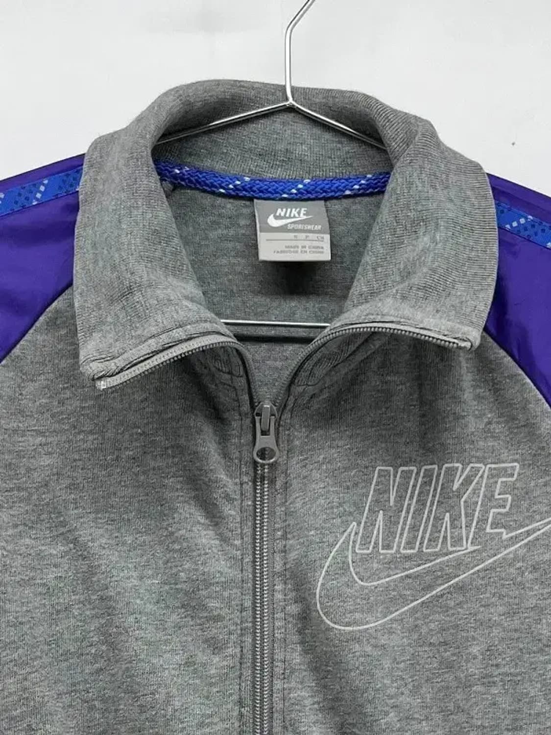 스몰 나이키 여성 스포츠웨어 져지 보라 퍼플 빈티지 상품이미지4