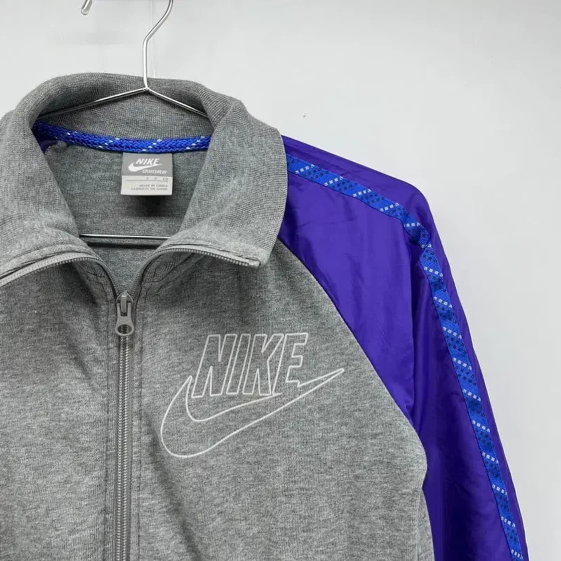 스몰 나이키 여성 스포츠웨어 져지 보라 퍼플 빈티지 상품이미지7