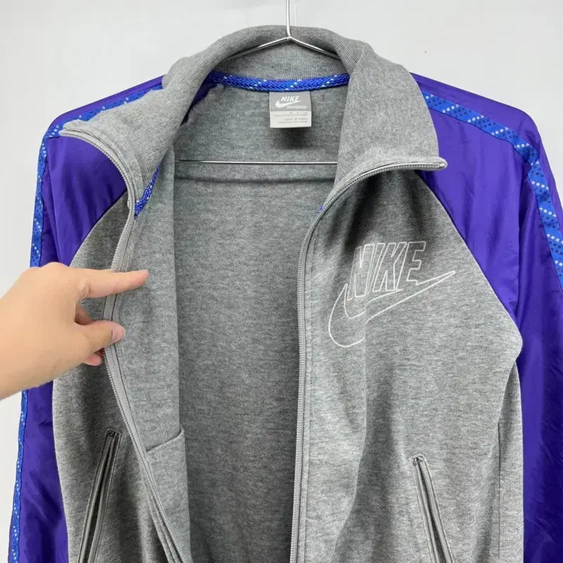 스몰 나이키 여성 스포츠웨어 져지 보라 퍼플 빈티지 상품이미지9