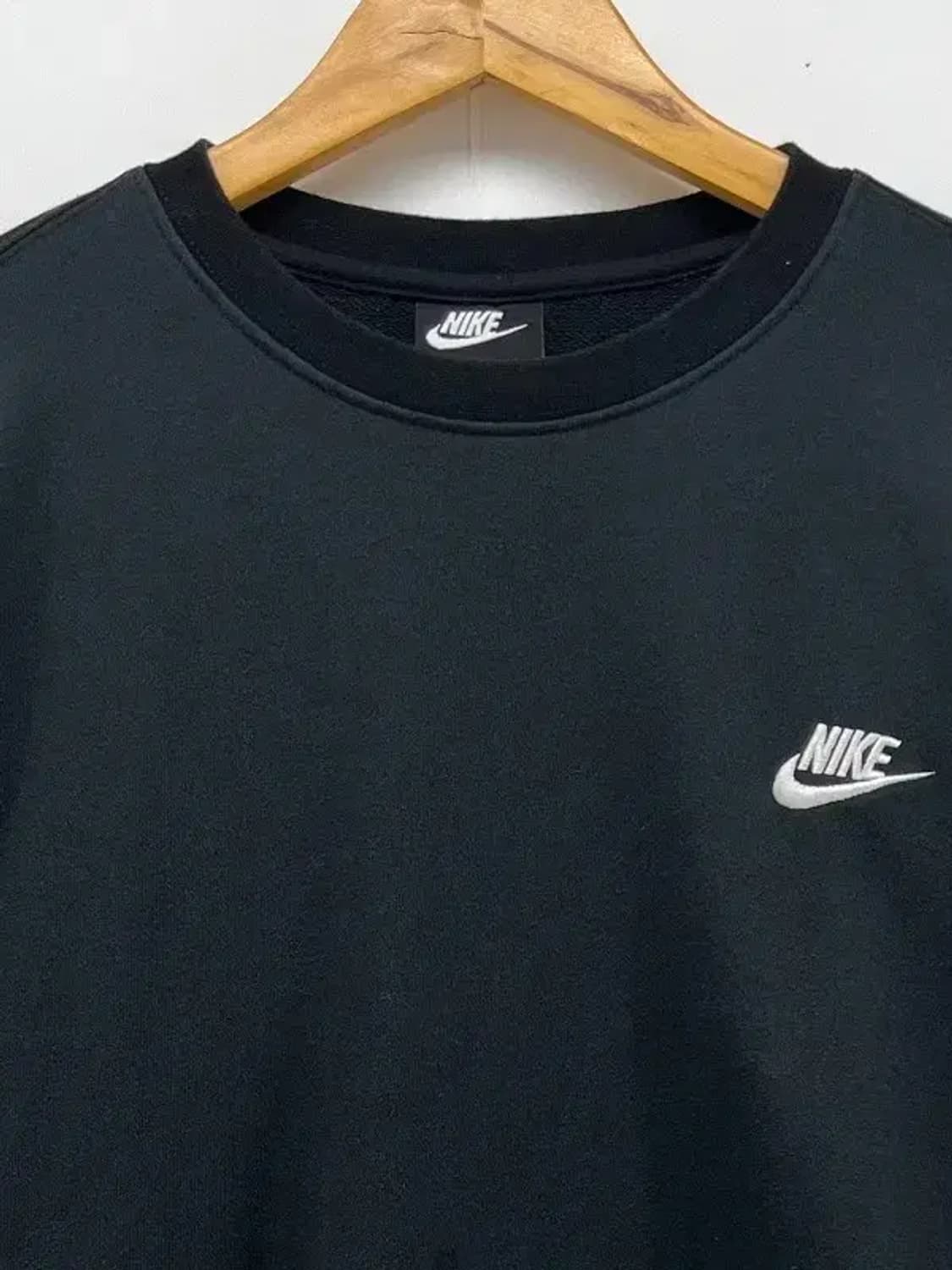 xxl 나이키 스우시 빅사이즈 오버핏 블랙 맨투맨 티셔츠 상품이미지4