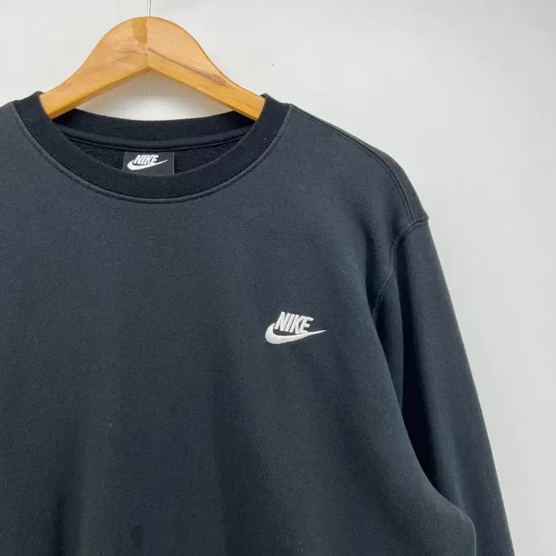 xxl 나이키 스우시 빅사이즈 오버핏 블랙 맨투맨 티셔츠 상품이미지7