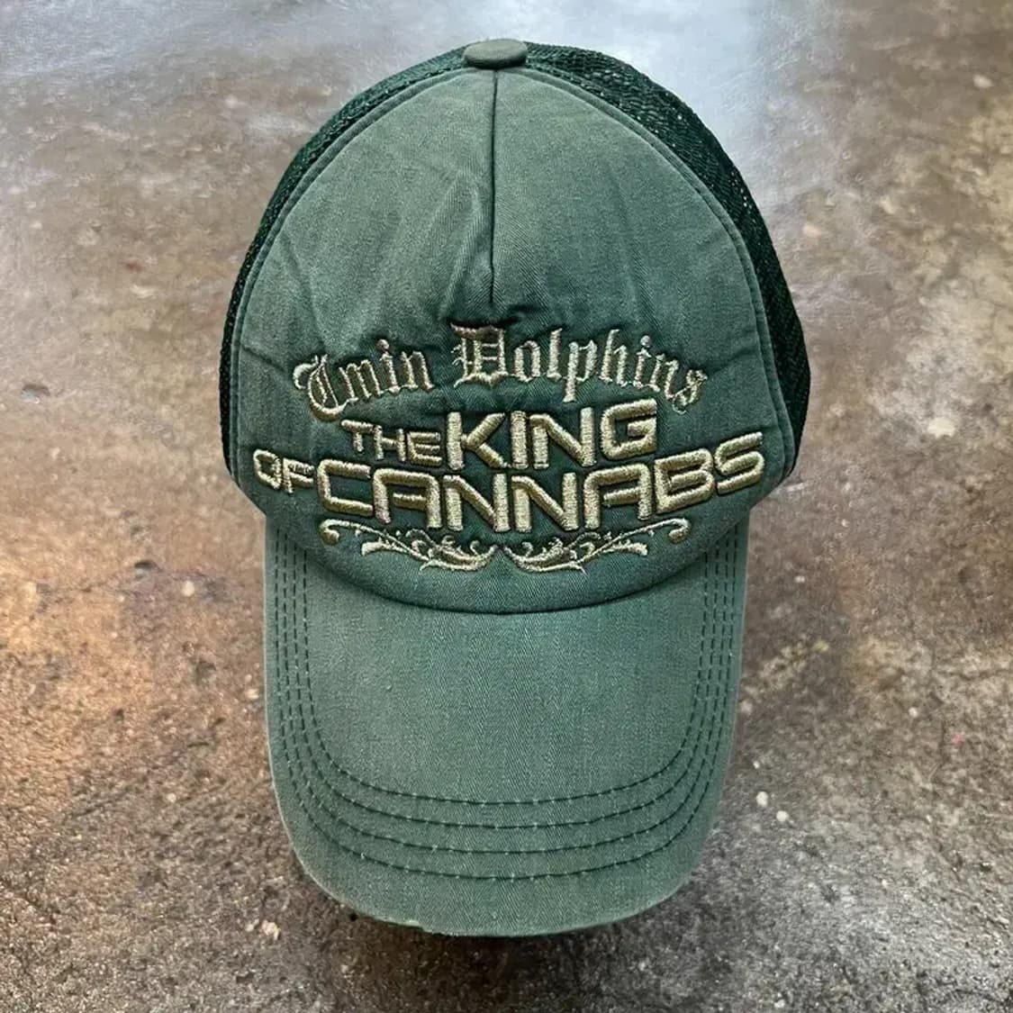 os y2k 빈티지 여름 매쉬 볼캡 모자 녹색 카키 빈티지룩 상품이미지1