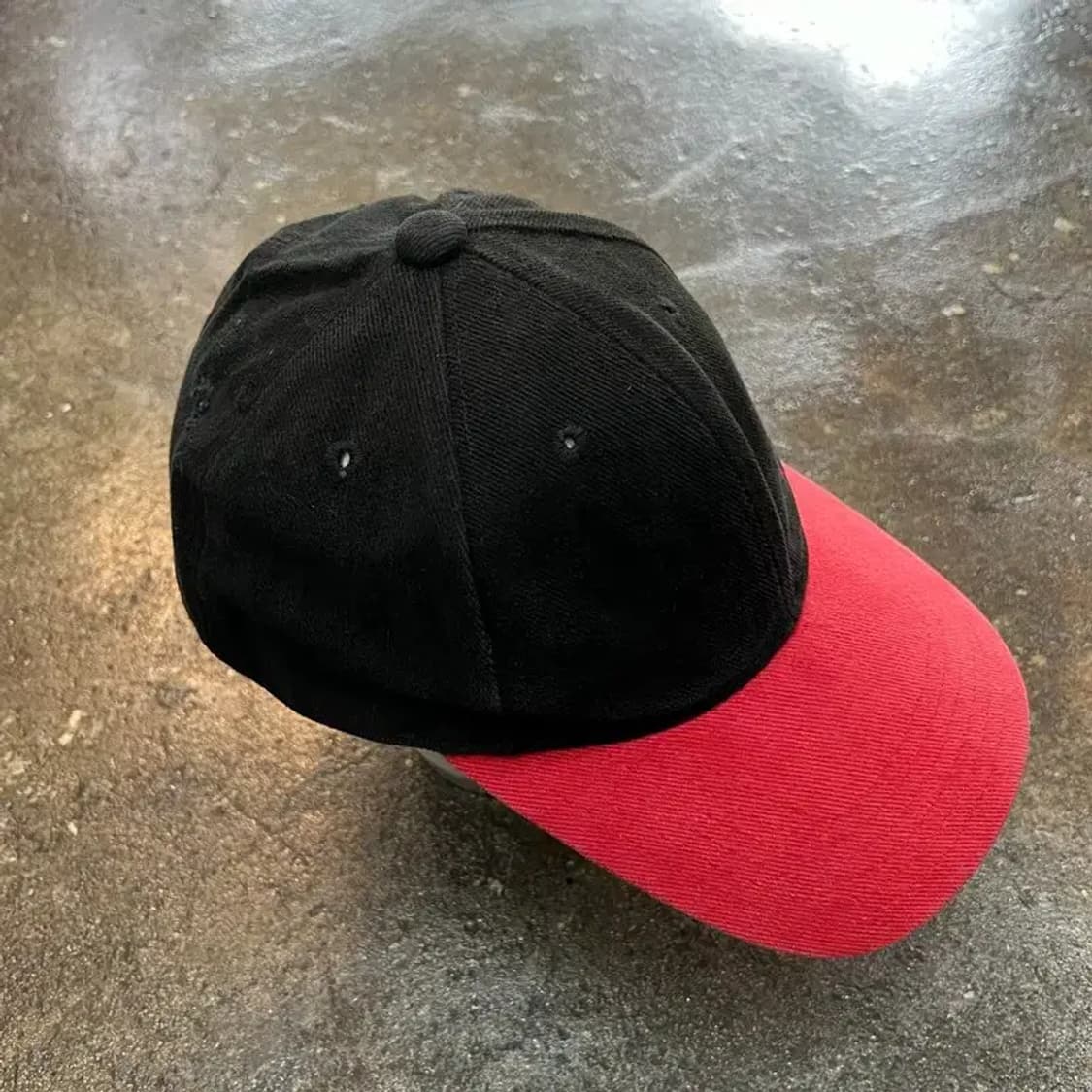 os 나이키 올드스쿨 스우시 볼캡 모자 빈티지 블랙 레드 상품이미지4