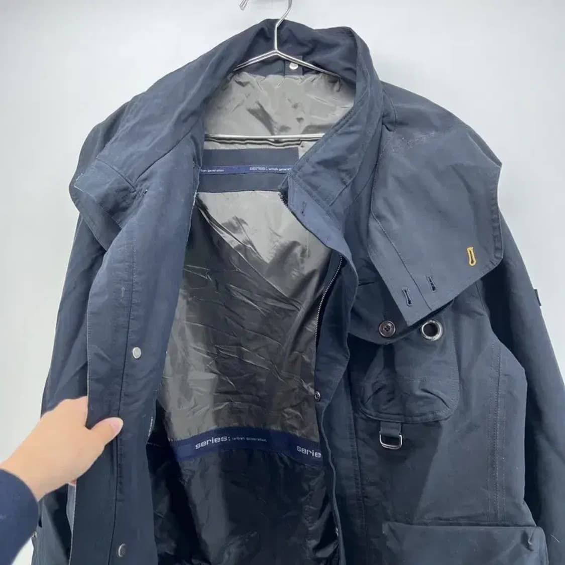 110 시리즈 남자 오버핏 봄 바람막이 자켓 점퍼 상품이미지6