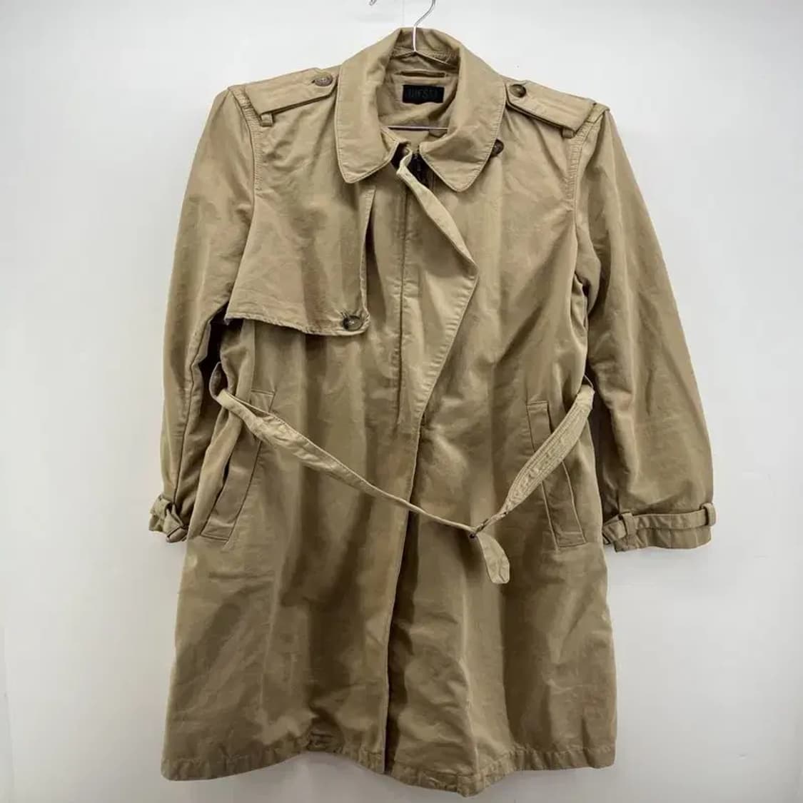 90 디젤 여자 y2k 트렌치 코트 자켓 베이지 빈티지 여자롱점퍼 상품이미지1