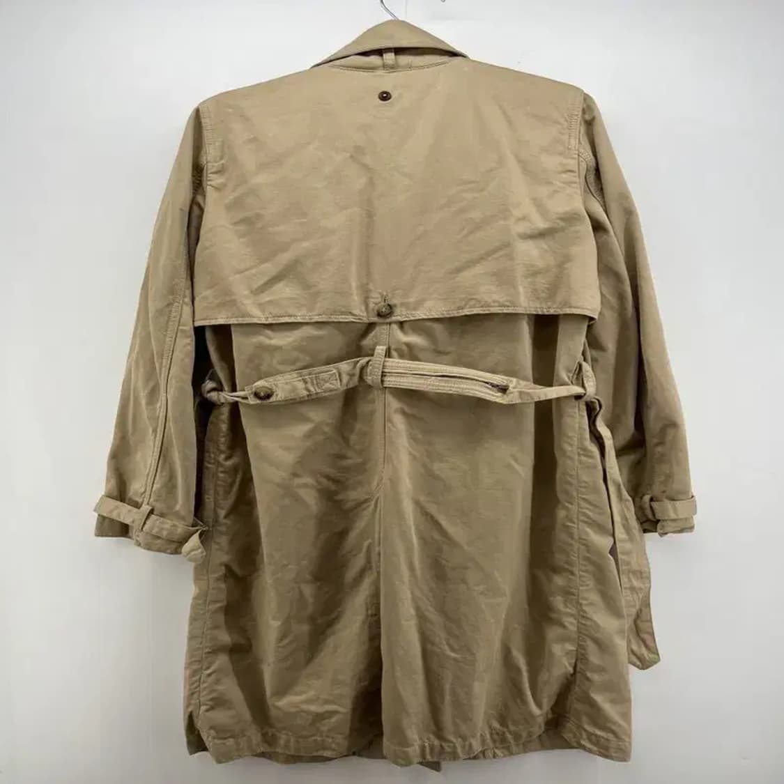 90 디젤 여자 y2k 트렌치 코트 자켓 베이지 빈티지 여자롱점퍼 상품이미지2