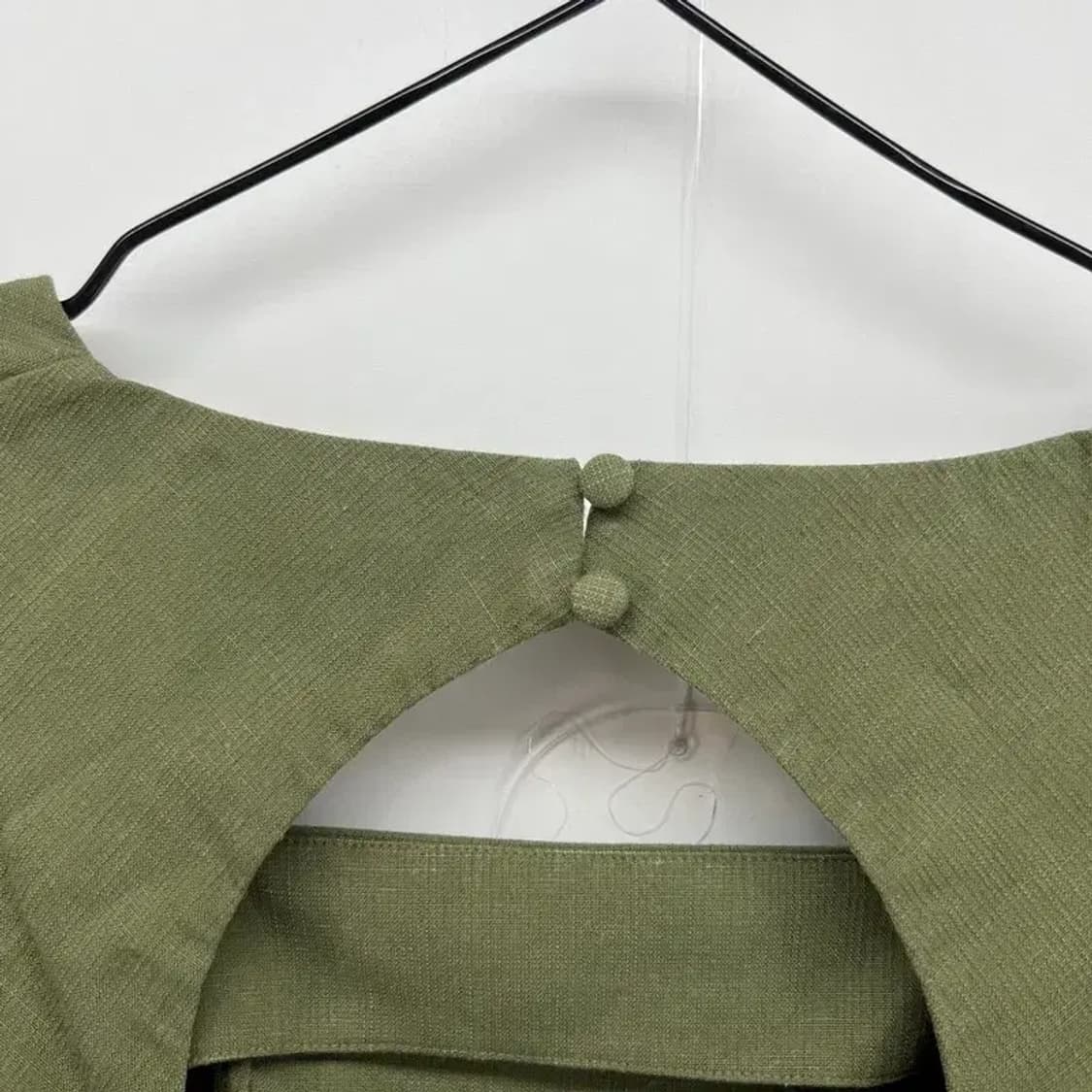 us4 여자 카키 빈티지 앤아더스토리즈 여름 면셔츠 티셔츠 상품이미지6