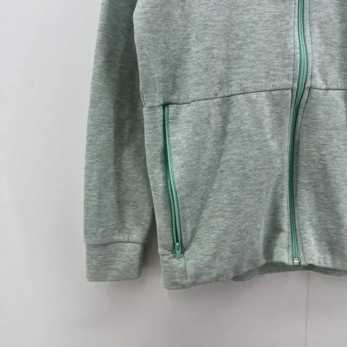 160 아디다스 여자 트레이닝 운동 후드집업티셔츠 민트트레이닝복 상품이미지10