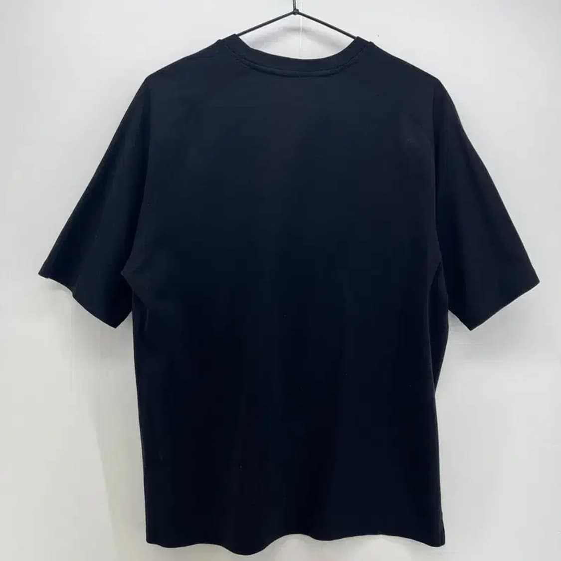 미디움 앤더슨벨 오버핏 무지 반팔티셔츠 블랙 남여공용 여름반팔 상품이미지6