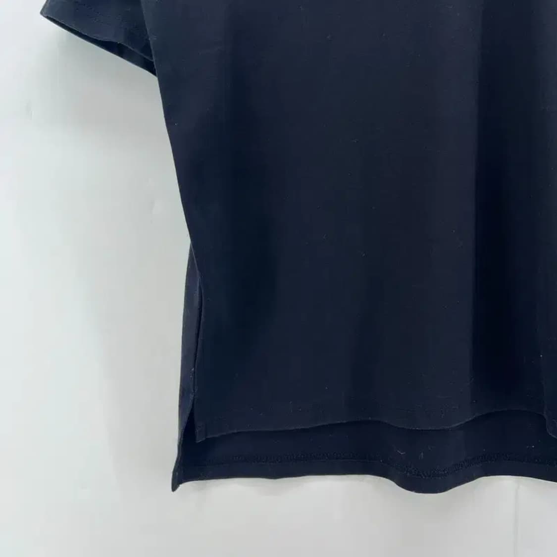 미디움 앤더슨벨 오버핏 무지 반팔티셔츠 블랙 남여공용 여름반팔 상품이미지8