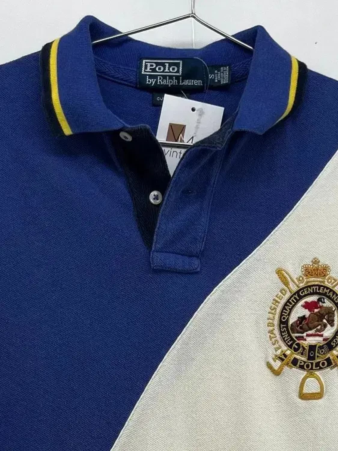 스몰 폴로랄프포렌 와펜 남여공용 카라티셔츠 멀티컬러 빈티지 상품이미지4