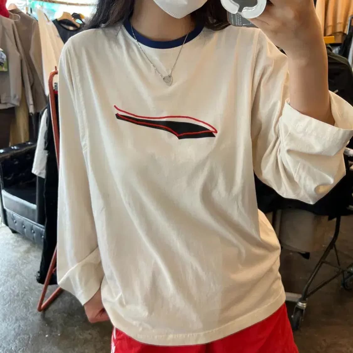 스몰 푸마x아더에러 콜라보 긴팔 롱슬리브 티셔츠 쭉티 상품이미지1