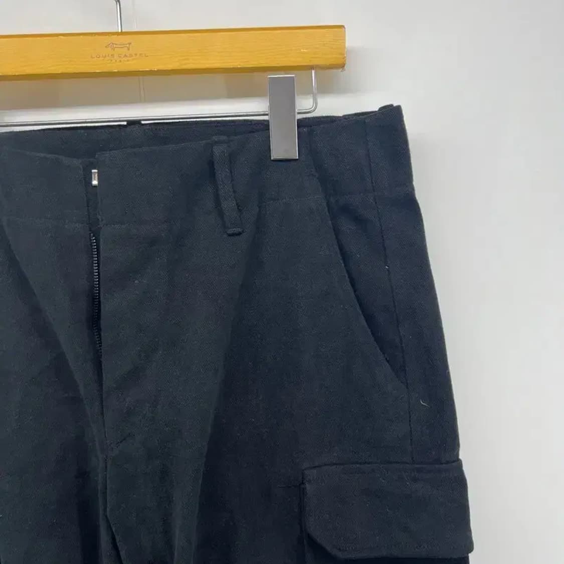 라지 from scratch 남자 포켓 블랙 팬츠 빈티지 스타일 상품이미지3