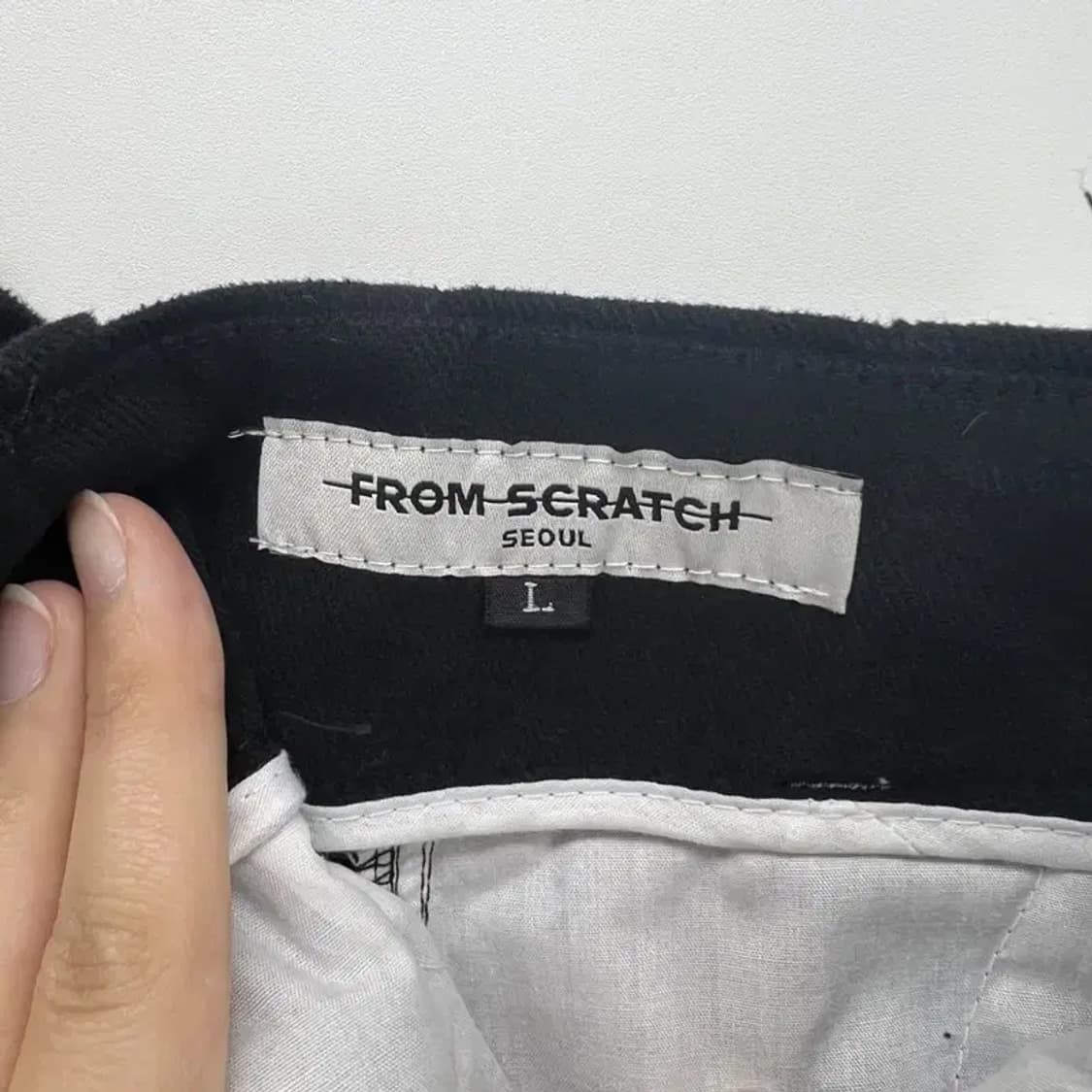 라지 from scratch 남자 포켓 블랙 팬츠 빈티지 스타일 상품이미지7