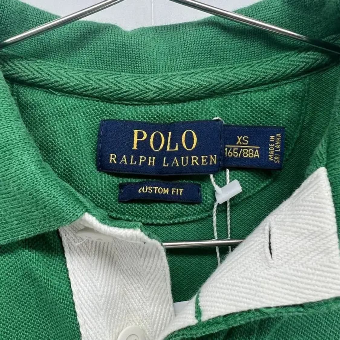 xs 폴로랄프로렌 패치워크 y2k 그린 여자 카라티셔츠 빈티지 상품이미지7