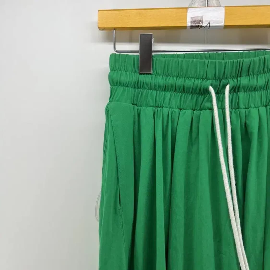 s 스몰 여자 ck 켈빈클라인 그린 여자 여름 롱스커트 치마 상품이미지5