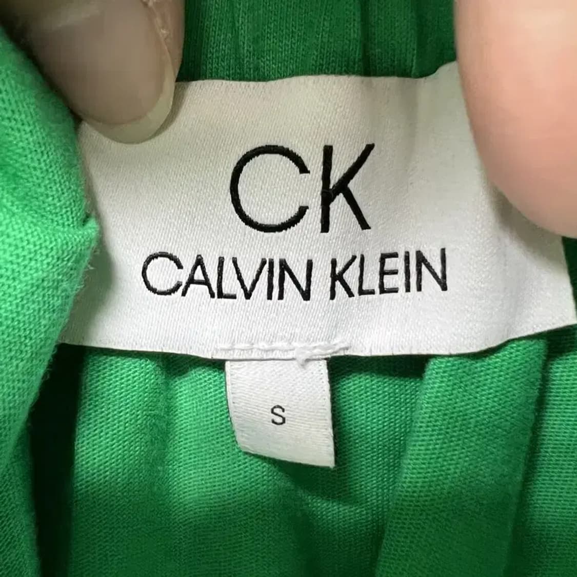 s 스몰 여자 ck 켈빈클라인 그린 여자 여름 롱스커트 치마 상품이미지7