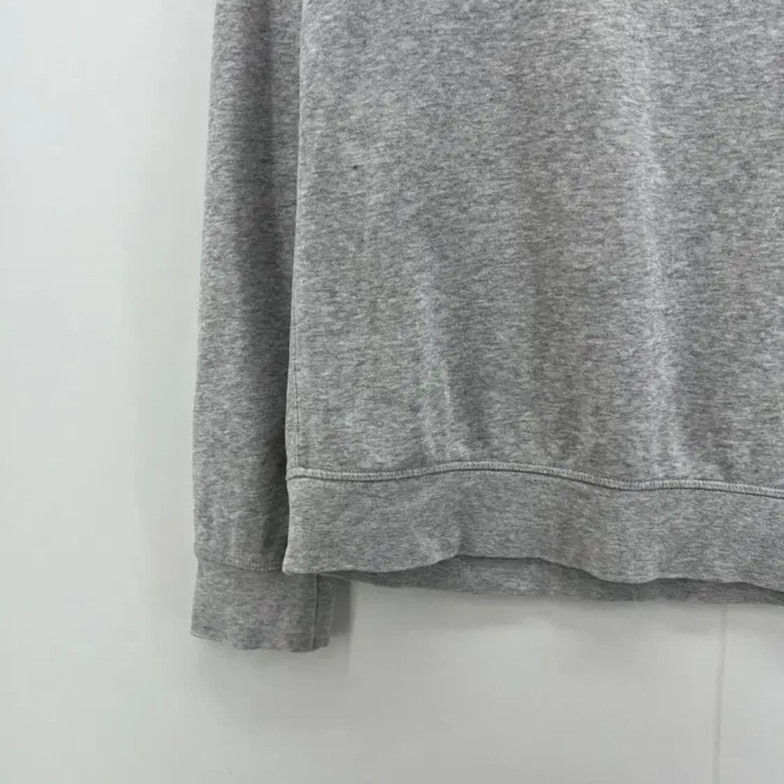 스몰 나이키 스포츠웨어 스우시 그리 플리스 크루 b그레이드 오염상품 상품이미지6