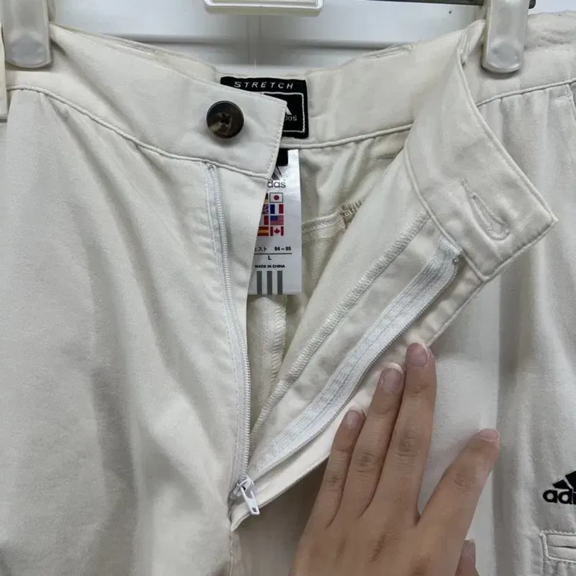 라지 아디다스 골프 웨어 반바지 팬츠 스포츠룩 상품이미지5