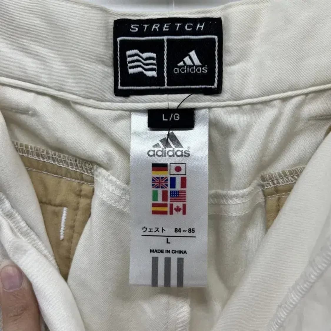 라지 아디다스 골프 웨어 반바지 팬츠 스포츠룩 상품이미지6