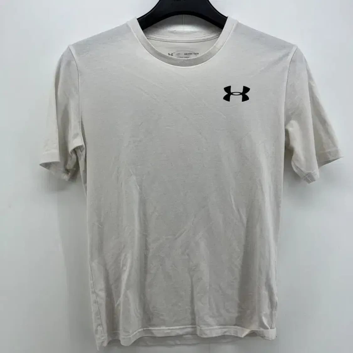 xs 언더아머 여자 화이트 역도 캐릭터디자인 티셔츠 상품이미지1