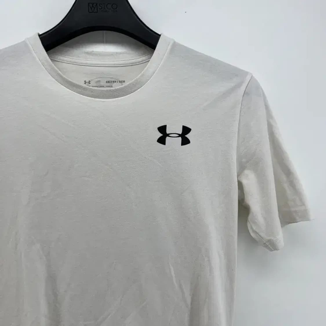 xs 언더아머 여자 화이트 역도 캐릭터디자인 티셔츠 상품이미지6