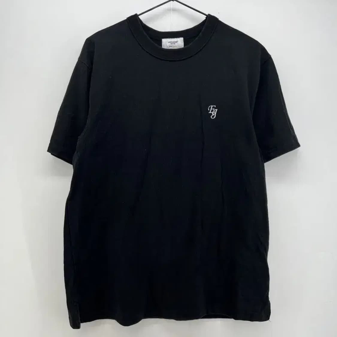 미디움 에스피오나지 오버핏 남여공용 반팔티셔츠 블랙 빈티지 상품이미지1