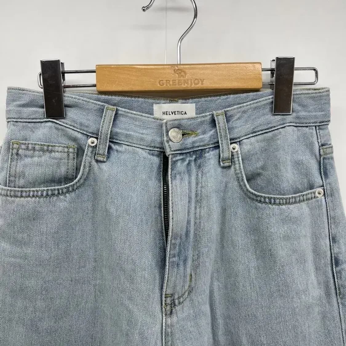 2829사이즈 헬베티카 와이드핏 데님 여성 여자 helvetica 청바지 상품이미지4